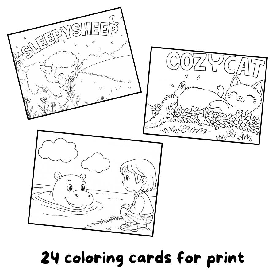 Bedtime Buddy Bundle 🦛🐑🐱 Inspiring Peaceful Bedtimes